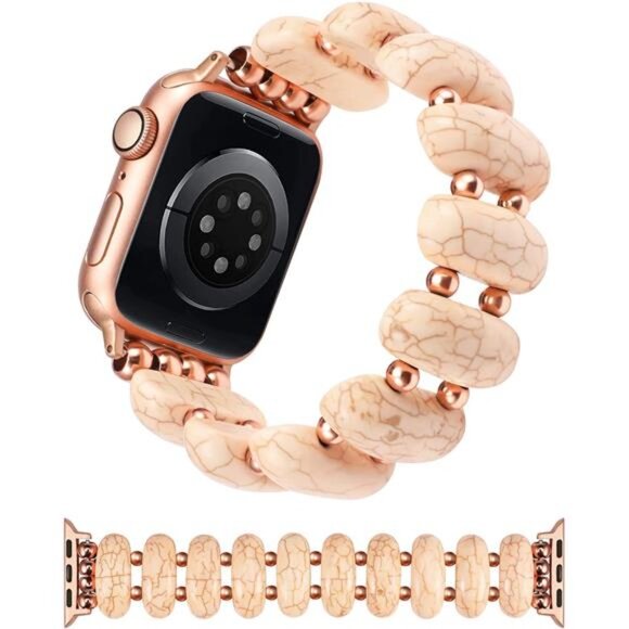 NEW Rose Gold Boho Stone Fashion Apple Watch Band
